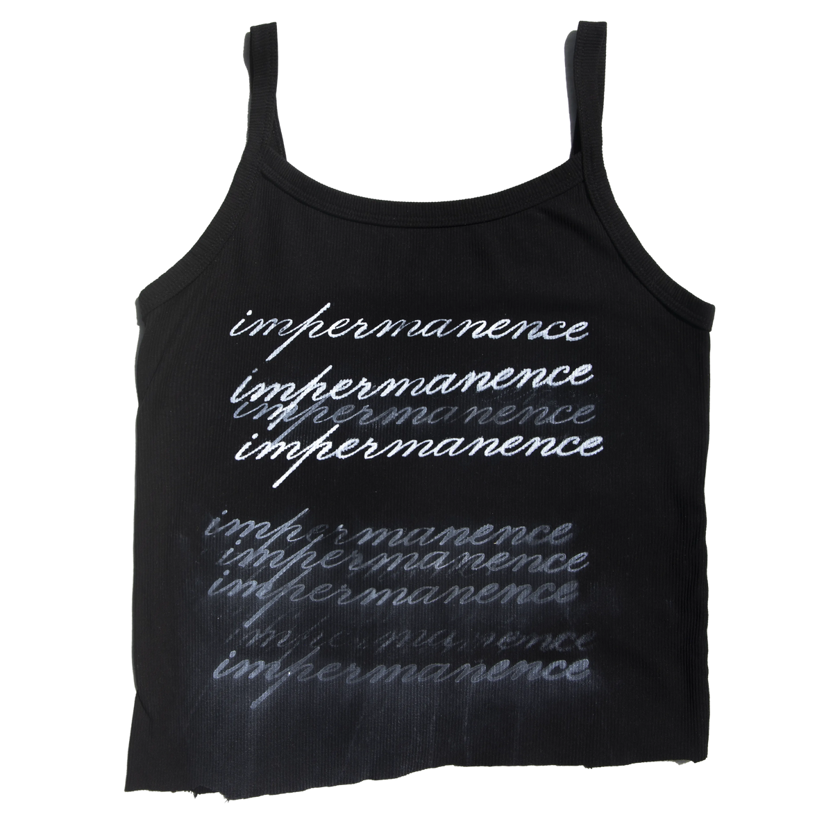 black impermanence tank